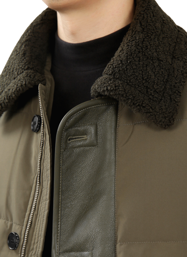 Parka Homme Chevignon Kaki - Modèle 3584, 100% Coton, Neuf Avec étiquettes, Style Régulier